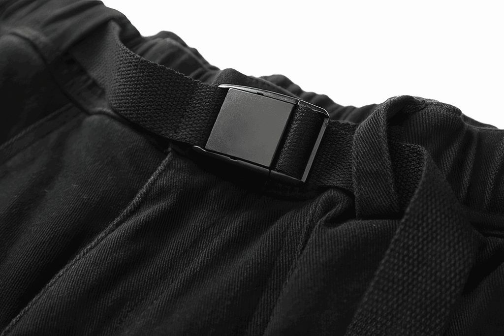 Men’s Cargo Pants – Loose Fit, Elastic Cuffs, Utility Style for Winter