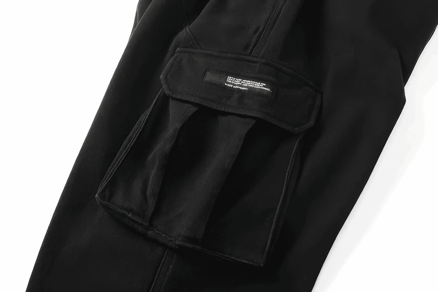 Men’s Cargo Pants – Loose Fit, Elastic Cuffs, Utility Style for Winter