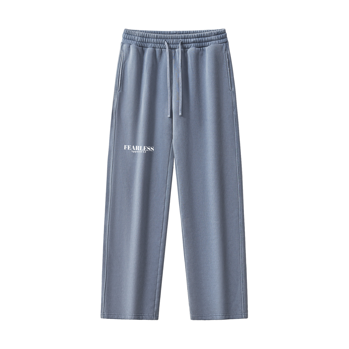 Fearless Apparel Frayed Enzyme Washed Fleece Sweatpants – Unisex Vintage Streetwear Comfort